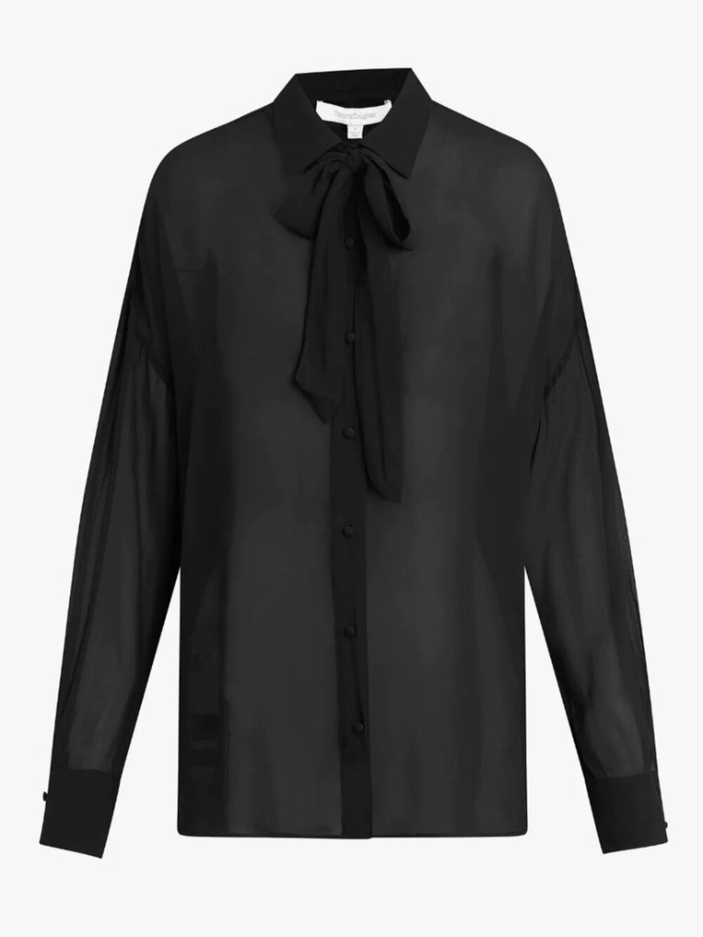 NWT Favorite Daughter The Marie Top Blouse XS/S/XL Black Sheer - Picture 5 of 6